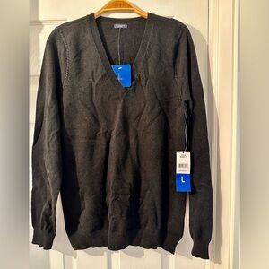 Magaschoni cashmere sweater V-neck Black Large